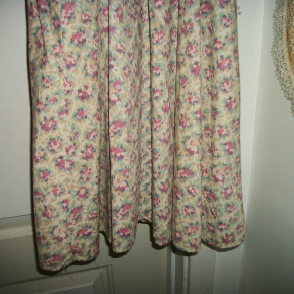 COQUETTE FARM PRAIRIE VINTAGE TINY PLEATS BODICE FLORALS  SUNDR SM - Picture 6 of 6